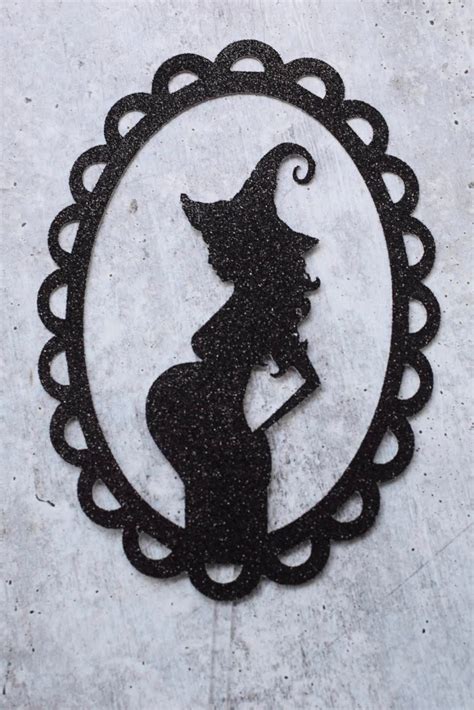 Pregnant witch svg